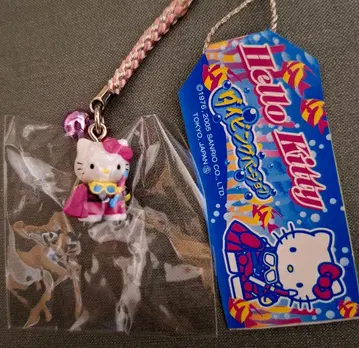 지역 한정 키티 헬로키티 끈 장식 다이빙 버전