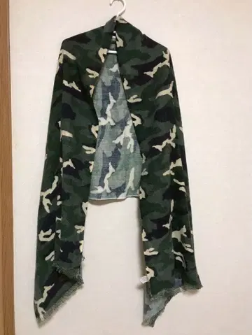 카모 패턴 대형 스톨 미사용