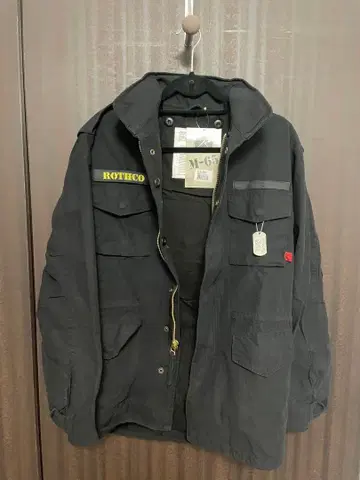 Rothco M-65 밀리터리 자켓 블랙