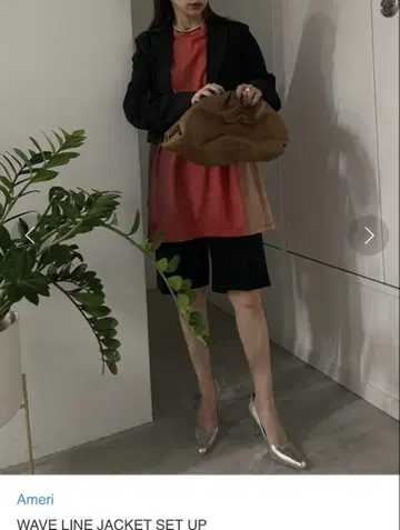 ameri vintage WAVE LINE JACKET SET UP
