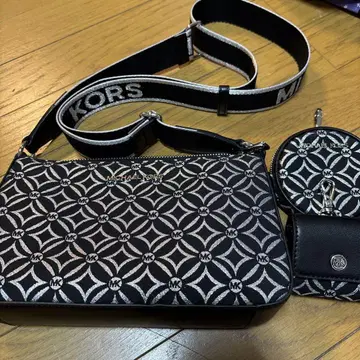MICHAEL KORS 숄더백 블랙/실버
