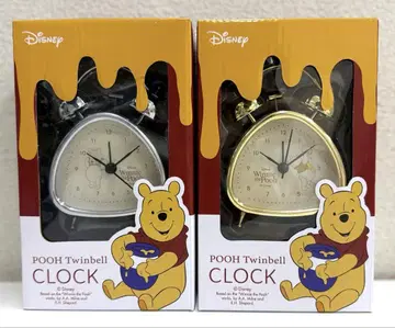 Disney 디즈니 곰돌이 푸 트윈 벨 시계 2색 세트