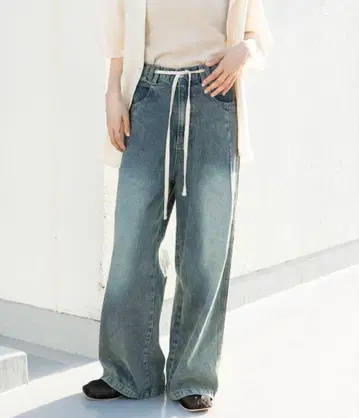 25SS [ KBF ] 드로우 스트링 데님