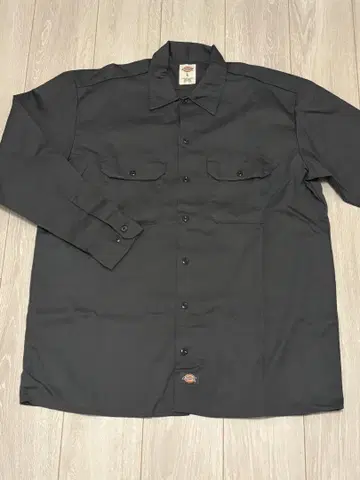 Dickies 블랙 긴팔 셔츠 L 사이즈