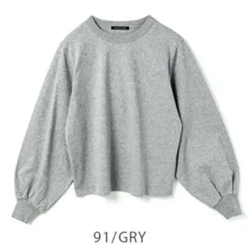 mizuiro ind 퍼프 슬리브 롱 T