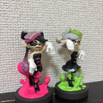 가격 인하 스프라툰 시오카라즈 피규어 2체 세트 amiibo