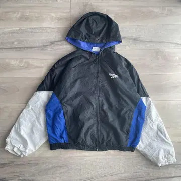 90년대 리복 나일론 자켓 후디 올드