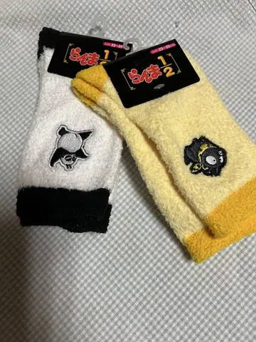 미사용 새상품 란마 2분의 1 후와모코 양말 돈키 한정판
