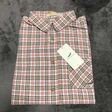 LACOSTE 체크 무늬 긴팔 셔츠 M