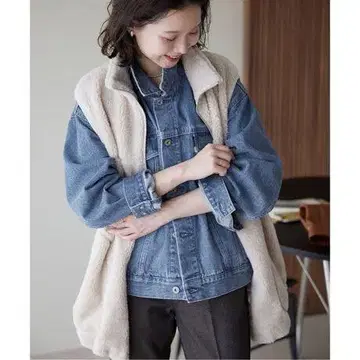 슬로브 이에나 데님 자켓