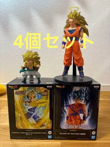 드래곤볼 손오공 오천크스 베지트 피규어 4체 세트