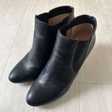 sarasara Luxe 사이드 고어 부츠 천연 가죽