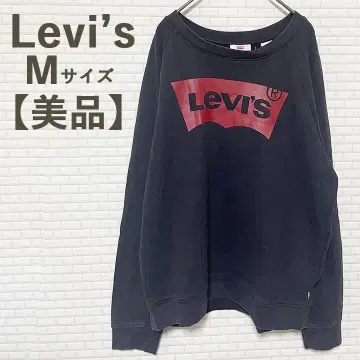 [인기!] 리바이스 로고 맨투맨 M 네이비 새상품급 가을/겨울 긴팔 1점