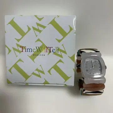 Time Will Tell 아날로그 손목시계 멀티 컬러 S