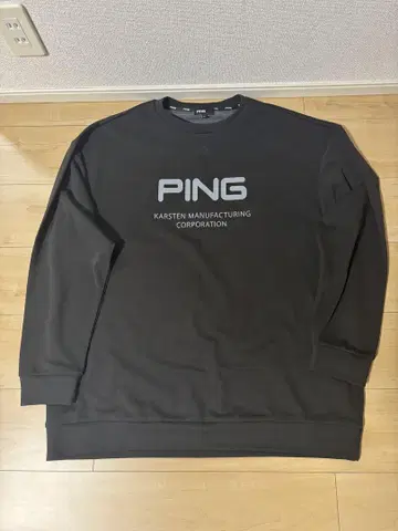 PING 핑 골프 긴팔 셔츠 블랙 4L 새상품급