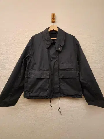 UNIQLOU 숏 기장 유틸리티 블루종 자켓