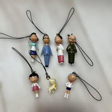 레트로 사자에 씨 시리즈 피규어 스트랩