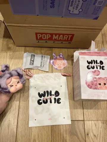 POP MART WILD CUTIE 봉제 인형