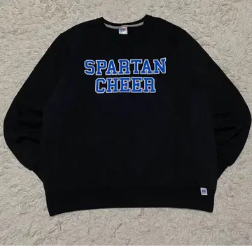 러셀 애슬레틱 SPARTAN CHEER 블랙 맨투맨
