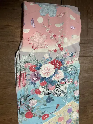 후리소데 꽃무늬 세트