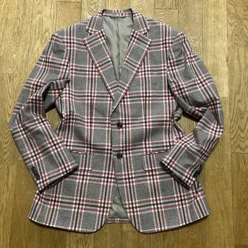 카를로 발베라 남성용 테일러드 자켓 체크 무늬