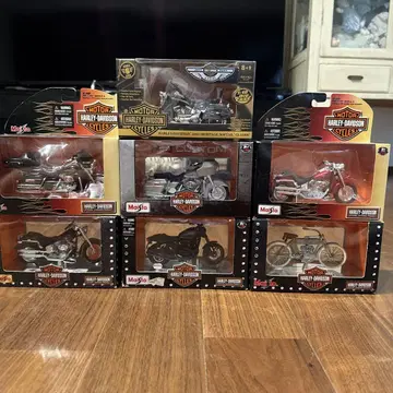 Harley-Davidson 1:18 모형 Maisto 7세트