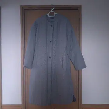 오로네 24AW 포커스 웜 롱 코트 글렌체크 패턴