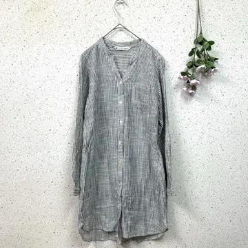 [ cestbien!vous ] 세비앙뷰 셔츠 원피스 롱 기장 (M)