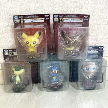 [ 즉시 구매 OK ] 제일복권 포켓몬스터 치비큥 캐릭터 5종 세트
