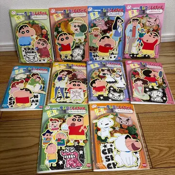 짱구는 못말려 TV판 걸작선 제12기 시리즈 DVD 10개