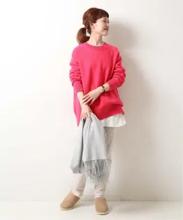 Spick & Span 캐시미어 울 크루 풀오버