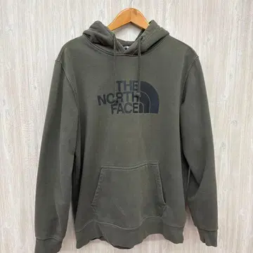 THE NORTH FACE 후드 부착 후드티 L 올리브 그린