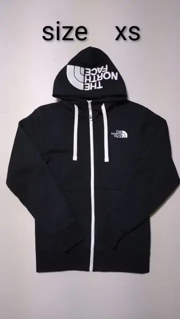 새상품급 THE NORTH FACE 후드티 XS 블랙 여성용 OK