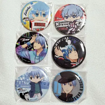 쿠로코 테츠야 캔뱃지 6개 세트 쿠로코의 농구 묶음 판매