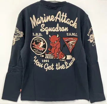 TEDMAN 테드맨 긴팔 T셔츠 TDLS-261 네이비 (미사용)