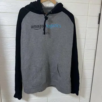 amazon logistics 후드티 그레이/블랙