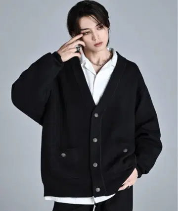 ADRER 엑스트라 퀄리티 헤비 웨이트 자카드 니트 가디건 S