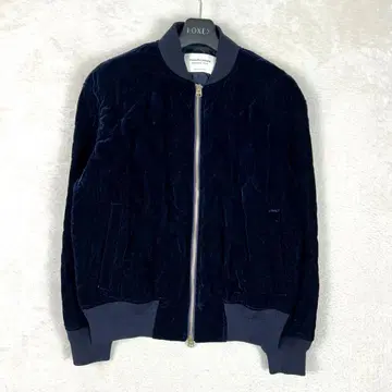 새상품급 beautiful people 크러쉬 벨벳 퀼팅 MA-1