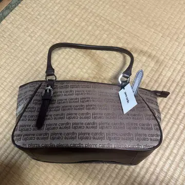 Pierre Cardin 로고 프린트 핸드백