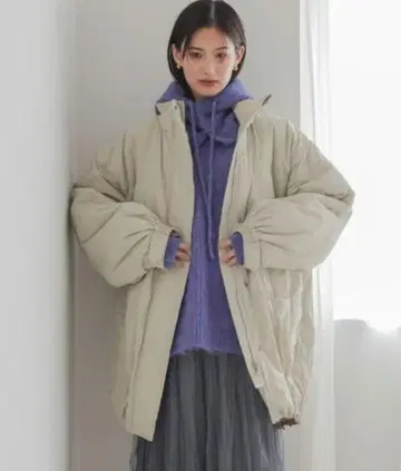 LOWRYS FARM 몬스터 코트 베이지 08