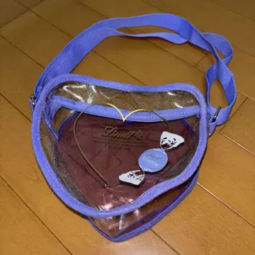 린츠 최애 컬러 하트 파우치 보라색