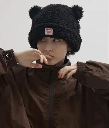 Bear 비니 Basicks STUDIOUS 블랙