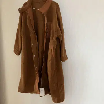 브라운 롱 코트 M-L