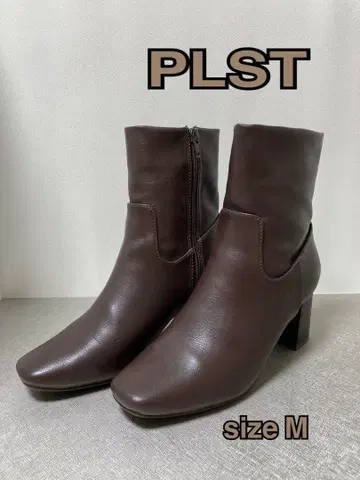 PLST 플라스테 숏부츠 브라운