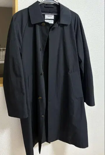 블랙 스텐카라 코트