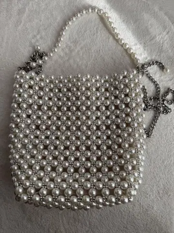 ZARA 파티 백 화이트