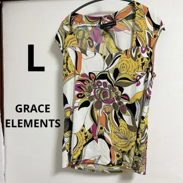 GRACE ELEMENTS 슬리브리스 셔츠 L