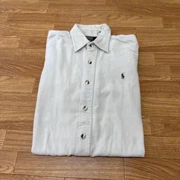 90s 랄프 로렌 무지 플란넬 셔츠