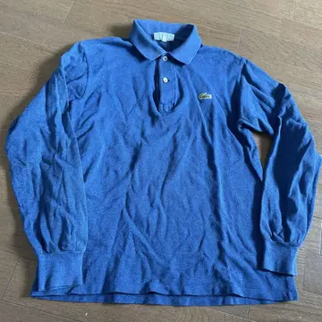Lacoste 네이비 긴팔 피케 셔츠