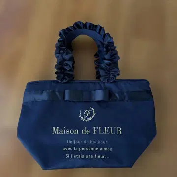 Maison de FLEUR 네이비 토트백
